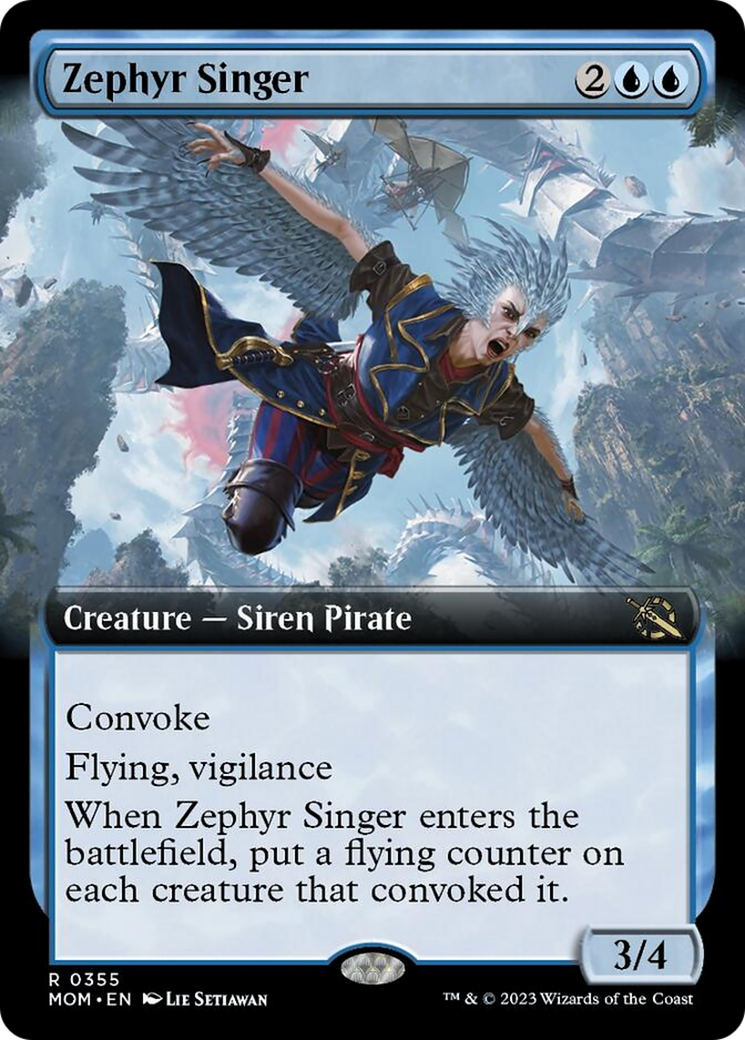 Zephyr Singer (Extended Art) [March of the Machine] | Tabernacle Games