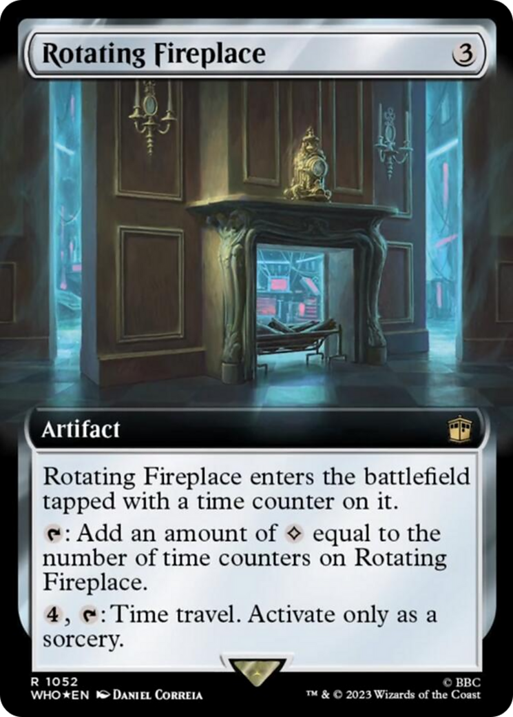 Rotating Fireplace (Extended Art) (Surge Foil) [Doctor Who] | Tabernacle Games