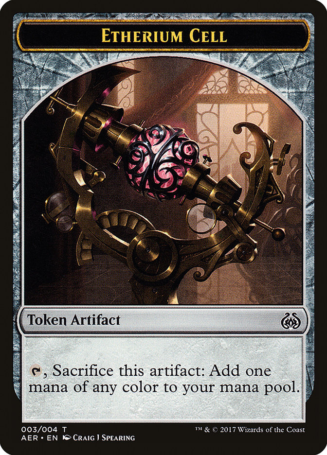 Etherium Cell Token [Aether Revolt Tokens] | Tabernacle Games