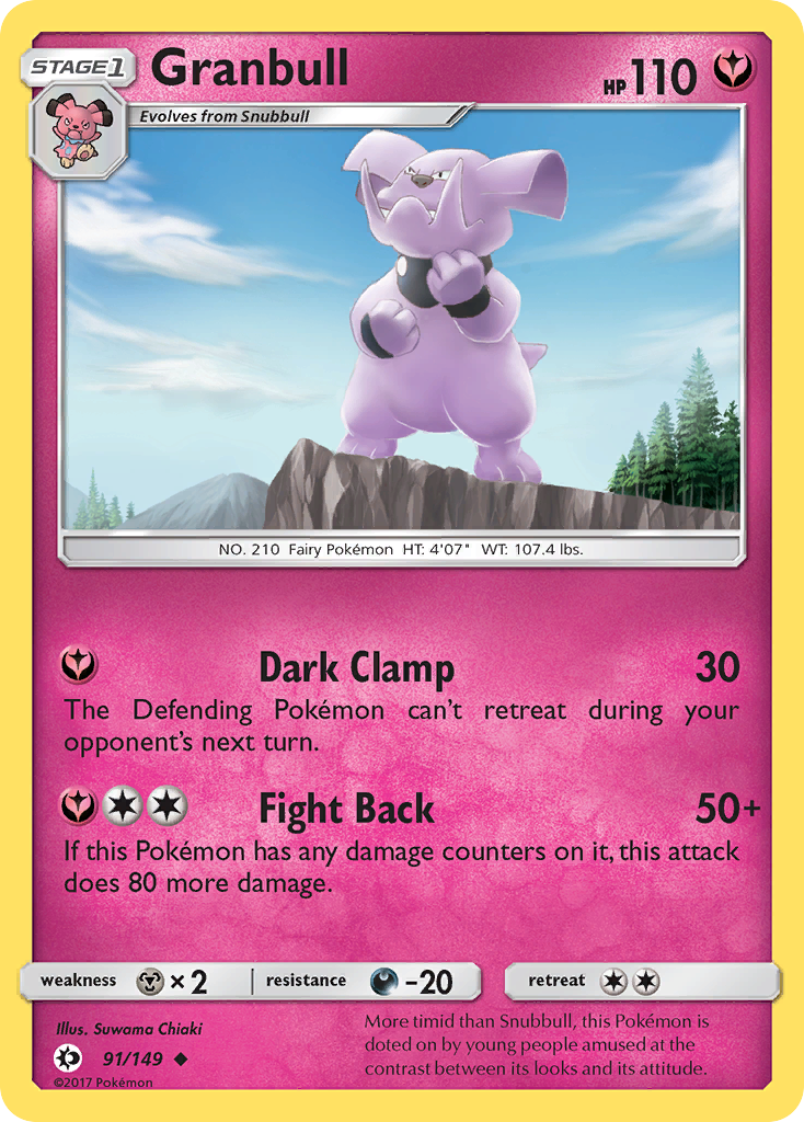 Granbull (91/149) [Sun & Moon: Base Set] | Tabernacle Games