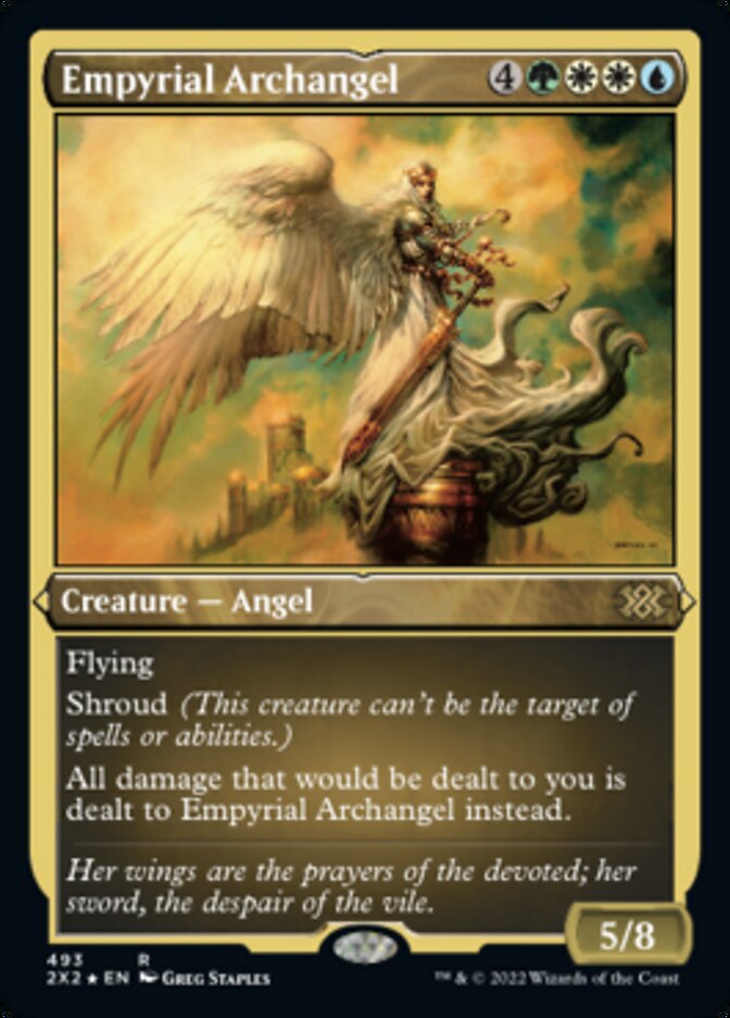 Empyrial Archangel (Foil Etched) [Double Masters 2022] | Tabernacle Games