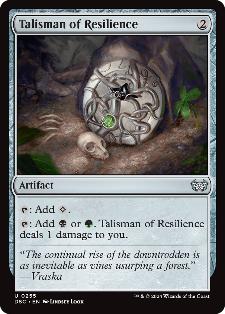 Talisman of Resilience [Duskmourn: House of Horror Commander] | Tabernacle Games