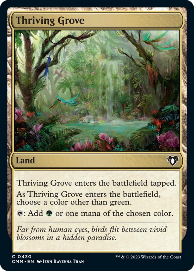 Thriving Grove [Commander Masters] | Tabernacle Games