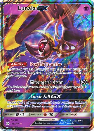 Lunala GX (66/149) (Jumbo Card) [Sun & Moon: Base Set] | Tabernacle Games