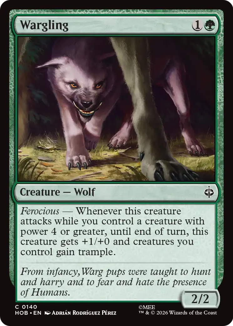 Wargling [The Hobbit] | Tabernacle Games