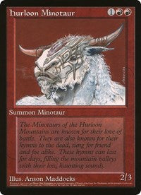 Hurloon Minotaur (Oversized) [Oversize Cards] | Tabernacle Games