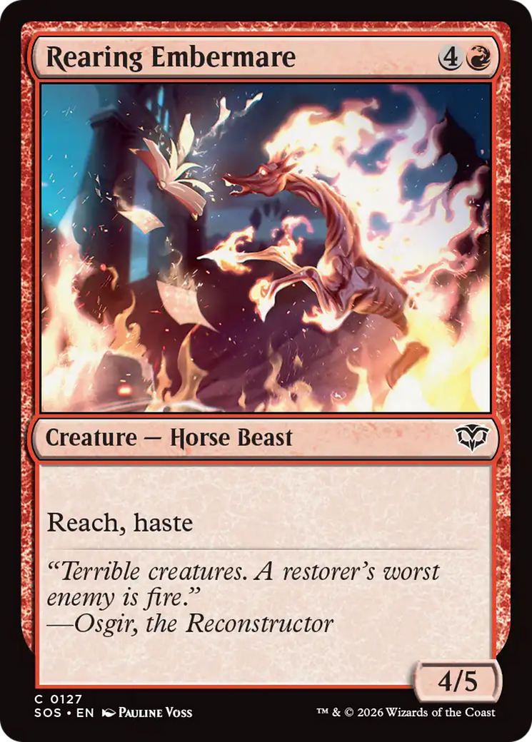 Rearing Embermare [Secrets of Strixhaven] | Tabernacle Games