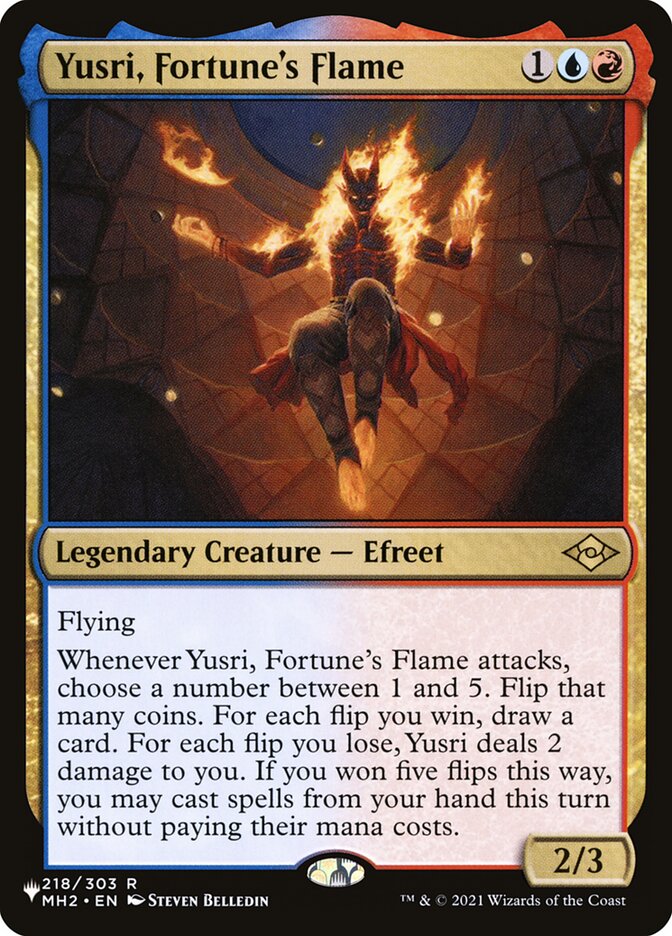 Yusri, Fortune's Flame [Secret Lair: Heads I Win, Tails You Lose] | Tabernacle Games