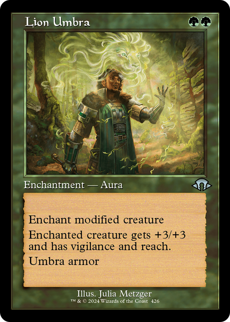 Lion Umbra (Retro Frame) [Modern Horizons 3] | Tabernacle Games