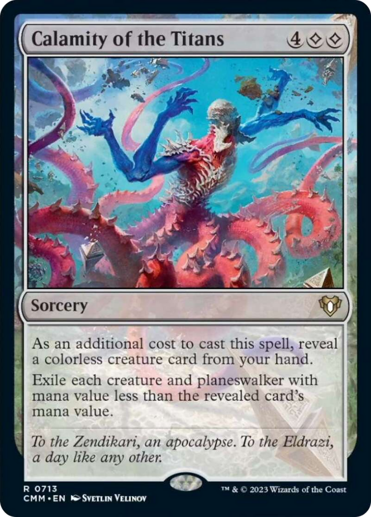 Calamity of the Titans [Commander Masters] | Tabernacle Games