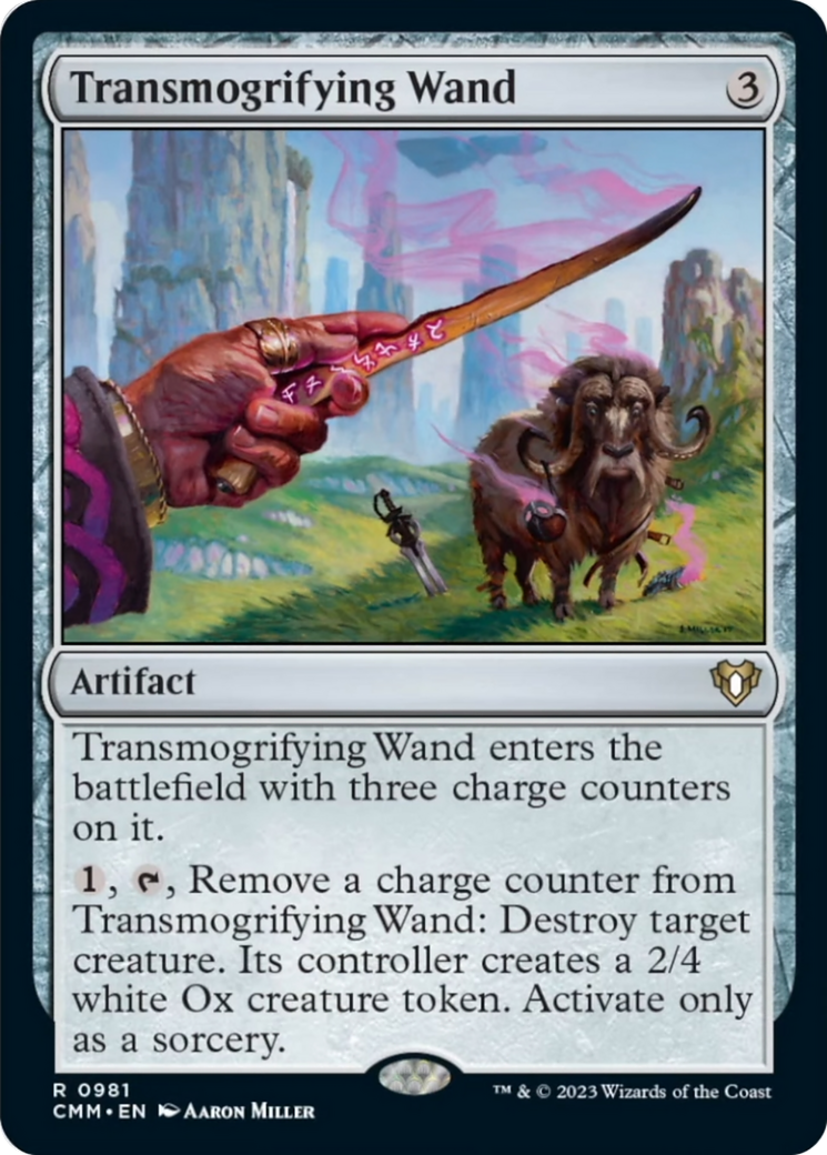 Transmogrifying Wand [Commander Masters] | Tabernacle Games