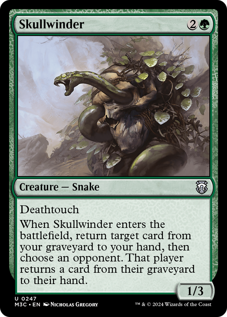 Skullwinder (Ripple Foil) [Modern Horizons 3 Commander] | Tabernacle Games