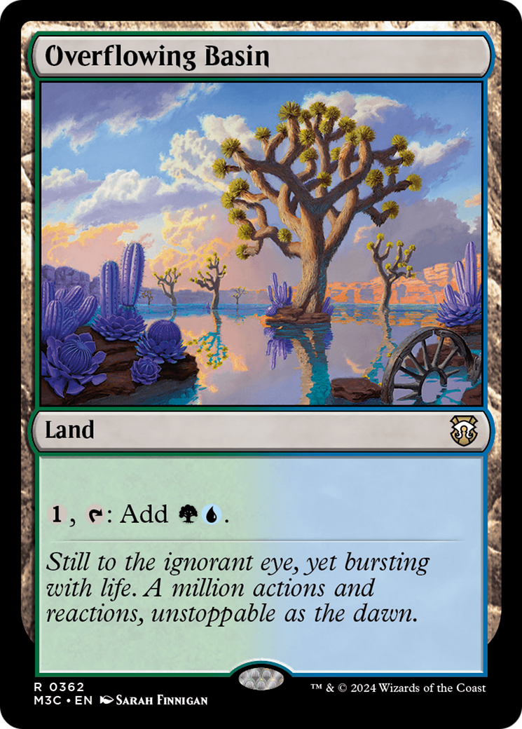 Overflowing Basin (Ripple Foil) [Modern Horizons 3 Commander] | Tabernacle Games