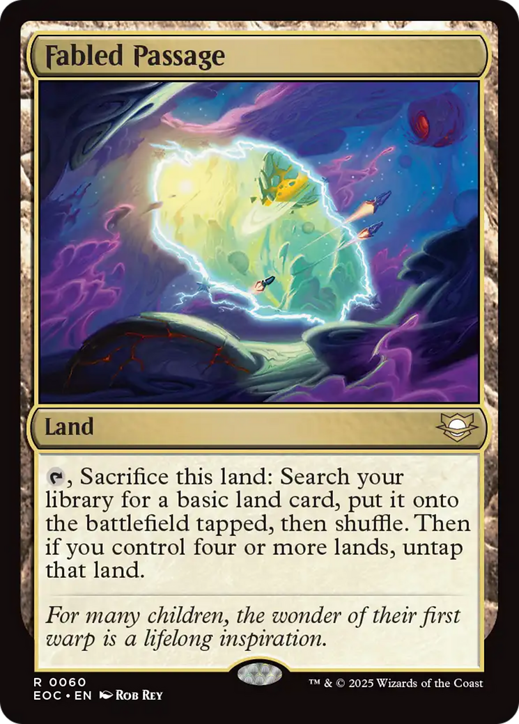Fabled Passage [Edge of Eternities Commander] | Tabernacle Games