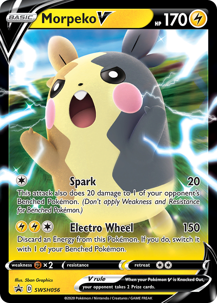 Morpeko V (SWSH056) [Sword & Shield: Black Star Promos] | Tabernacle Games