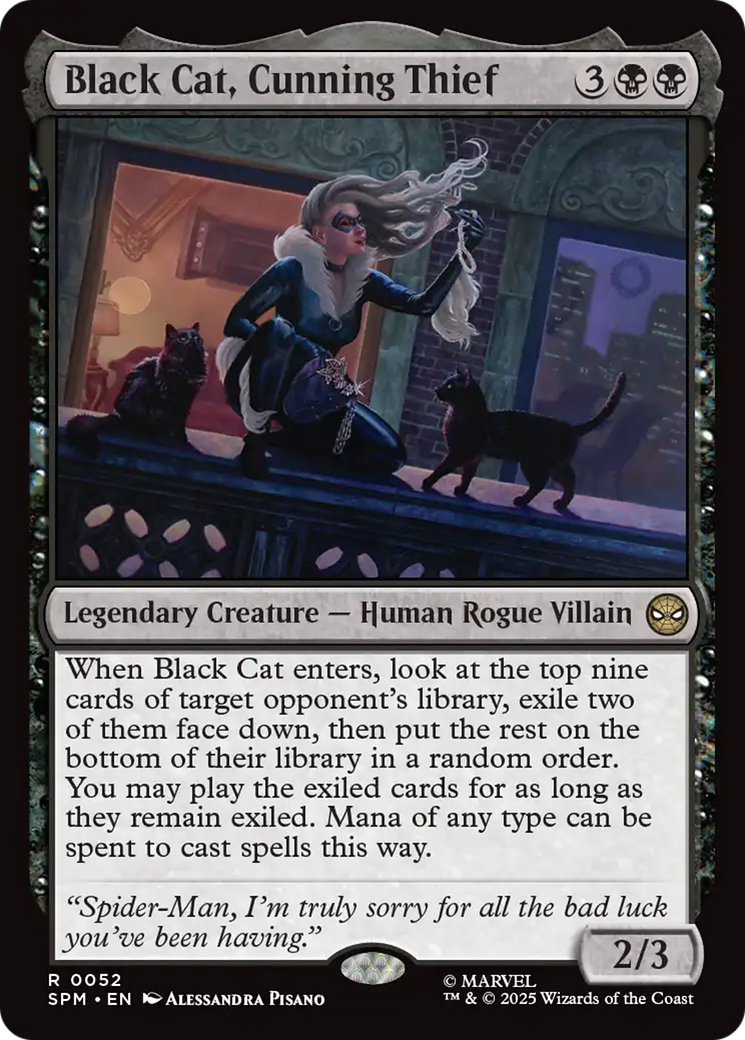 Black Cat, Cunning Thief [Marvel's Spider-Man] | Tabernacle Games