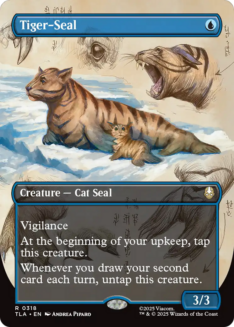 Tiger-Seal (Borderless) [Avatar: The Last Airbender] | Tabernacle Games