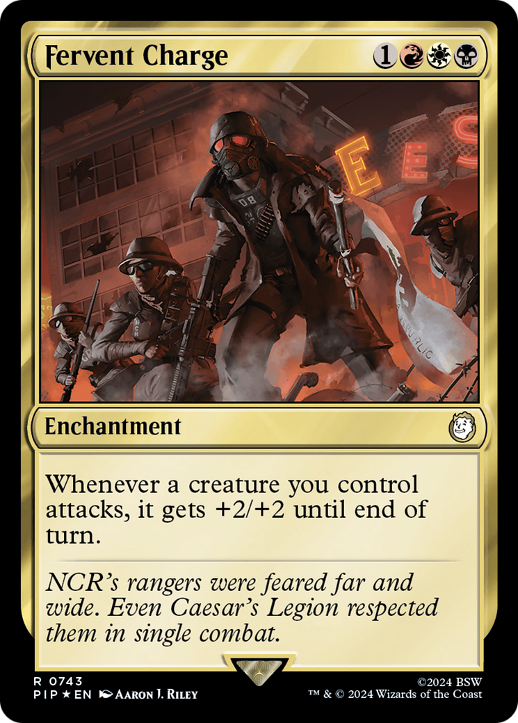 Fervent Charge (Surge Foil) [Fallout] | Tabernacle Games