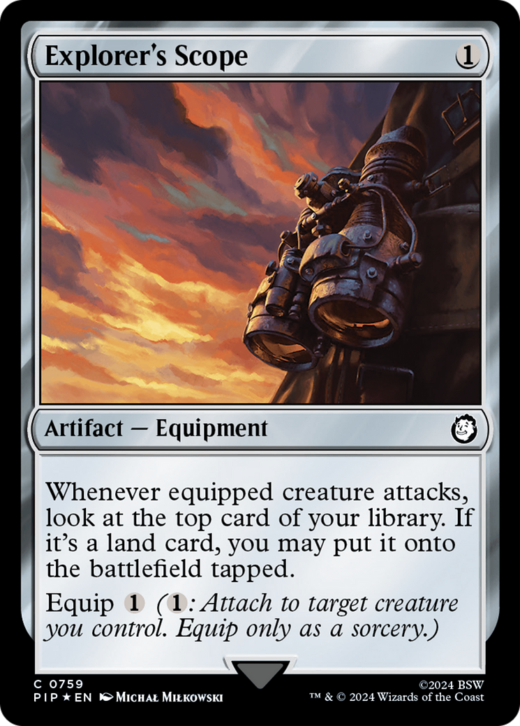 Explorer's Scope (Surge Foil) [Fallout] | Tabernacle Games