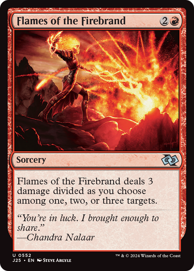 Flames of the Firebrand [Foundations Jumpstart] | Tabernacle Games