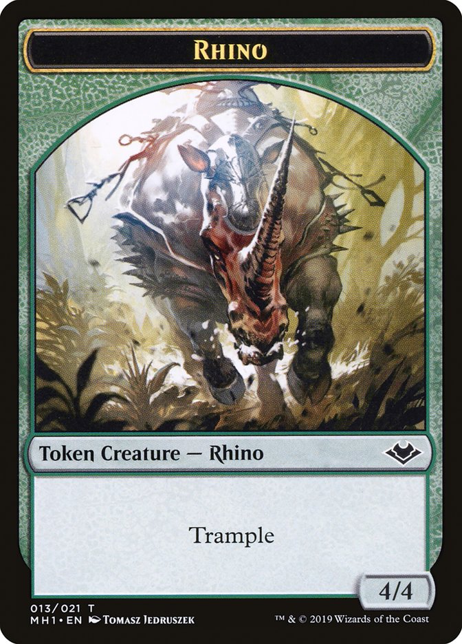 Goblin (010) // Rhino (013) Double-Sided Token [Modern Horizons Tokens] | Tabernacle Games