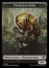 Elemental (0026) // Phyrexian Germ Double-Sided Token [Commander Masters Tokens] | Tabernacle Games