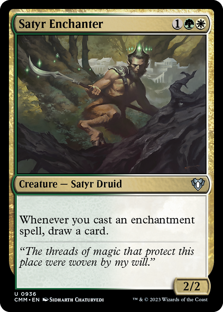 Satyr Enchanter [Commander Masters] | Tabernacle Games