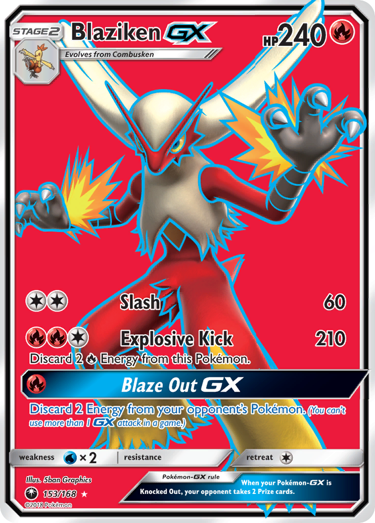 Blaziken GX (153/168) [Sun & Moon: Celestial Storm] | Tabernacle Games