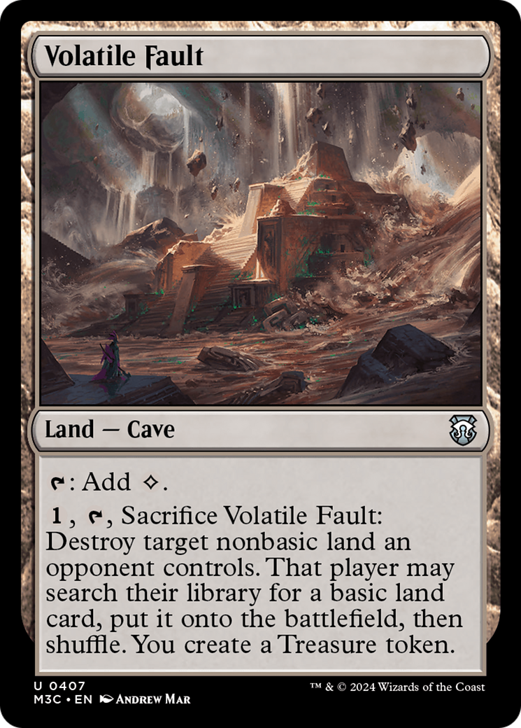 Volatile Fault (Ripple Foil) [Modern Horizons 3 Commander] | Tabernacle Games