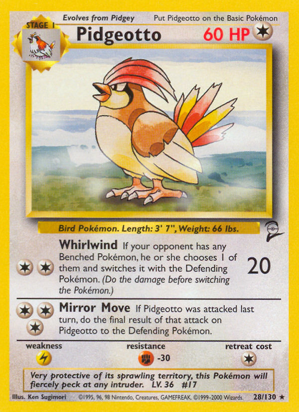 Pidgeotto (28/130) [Base Set 2] | Tabernacle Games
