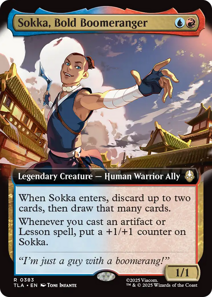 Sokka, Bold Boomeranger (Extended Art) [Avatar: The Last Airbender] | Tabernacle Games