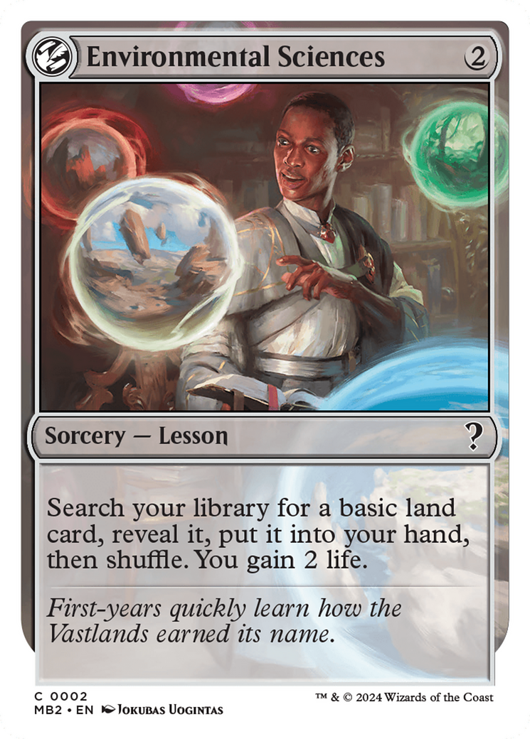 Environmental Sciences (White Border) [Mystery Booster 2] | Tabernacle Games