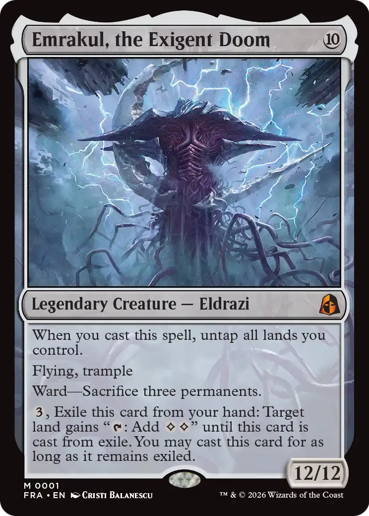 Emrakul, the Exigent Doom [Reality Fracture] | Maze of Fitzroy