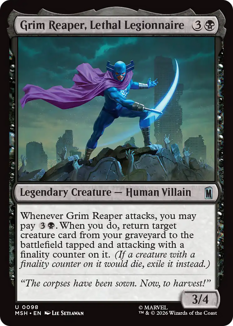 Grim Reaper, Lethal Legionnaire [Marvel Super Heroes] | Tabernacle Games