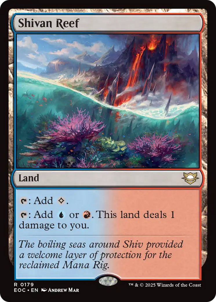 Shivan Reef [Edge of Eternities Commander] | Tabernacle Games