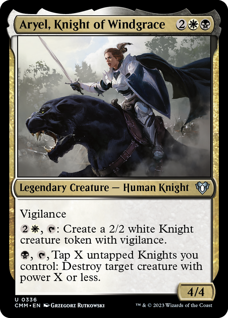 Aryel, Knight of Windgrace [Commander Masters] | Tabernacle Games