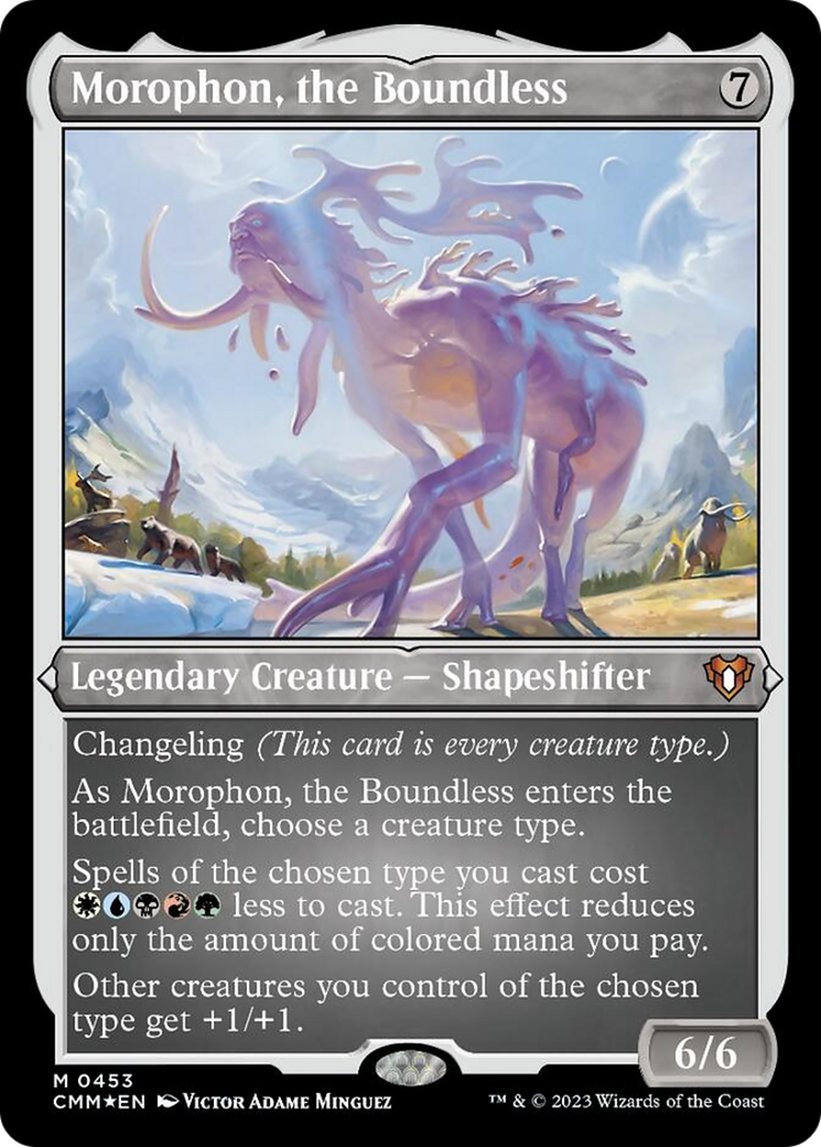 Morophon, the Boundless (Foil Etched) [Commander Masters] | Tabernacle Games