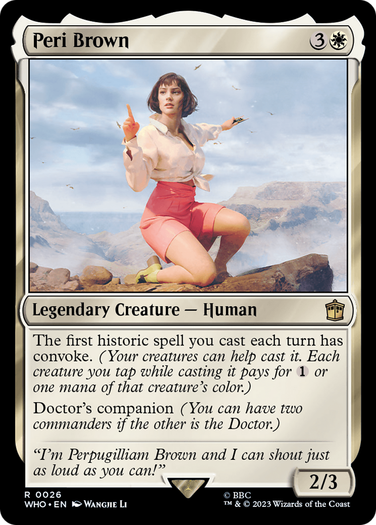 Peri Brown [Doctor Who] | Tabernacle Games