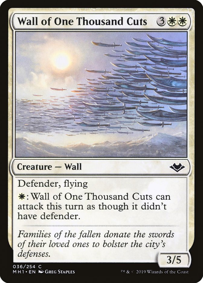 Wall of One Thousand Cuts [Modern Horizons] | Tabernacle Games