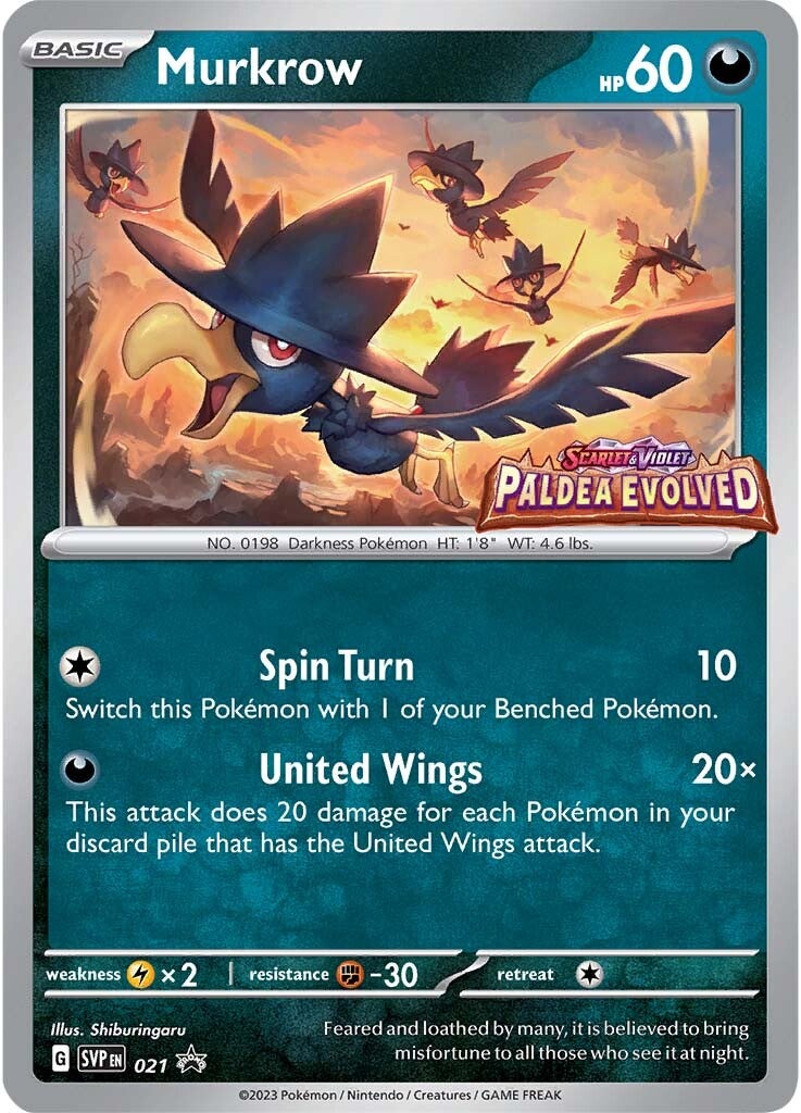 Murkrow (021) [Scarlet & Violet: Black Star Promos] | Tabernacle Games