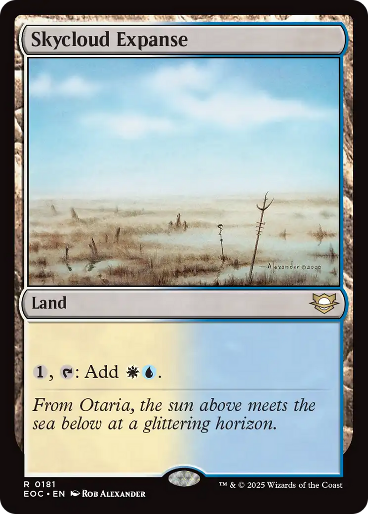 Skycloud Expanse [Edge of Eternities Commander] | Tabernacle Games