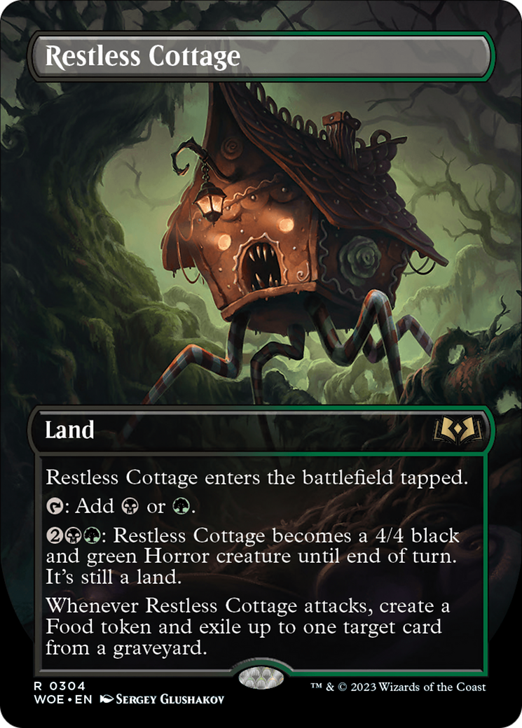 Restless Cottage (Borderless Alternate Art) [Wilds of Eldraine] | Tabernacle Games