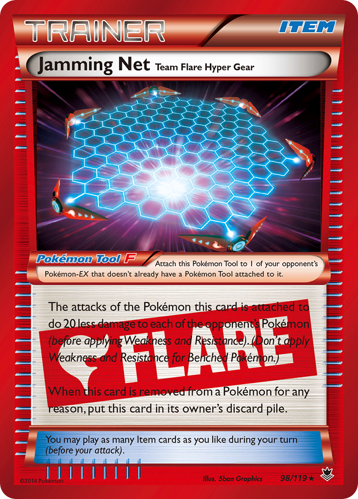 Jamming Net Team Flare Hyper Gear (98/119) [XY: Phantom Forces] | Tabernacle Games