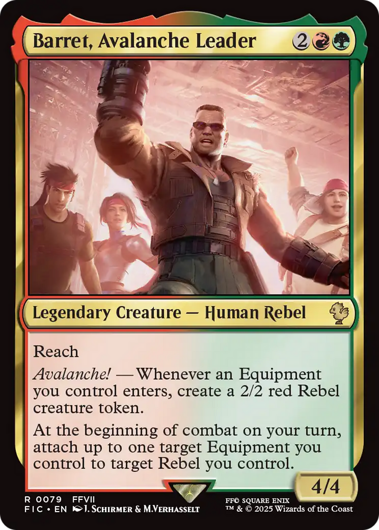 Barret, Avalanche Leader [FINAL FANTASY Commander] | Tabernacle Games