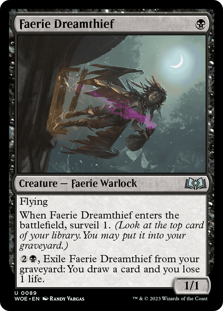 Faerie Dreamthief [Wilds of Eldraine] | Tabernacle Games