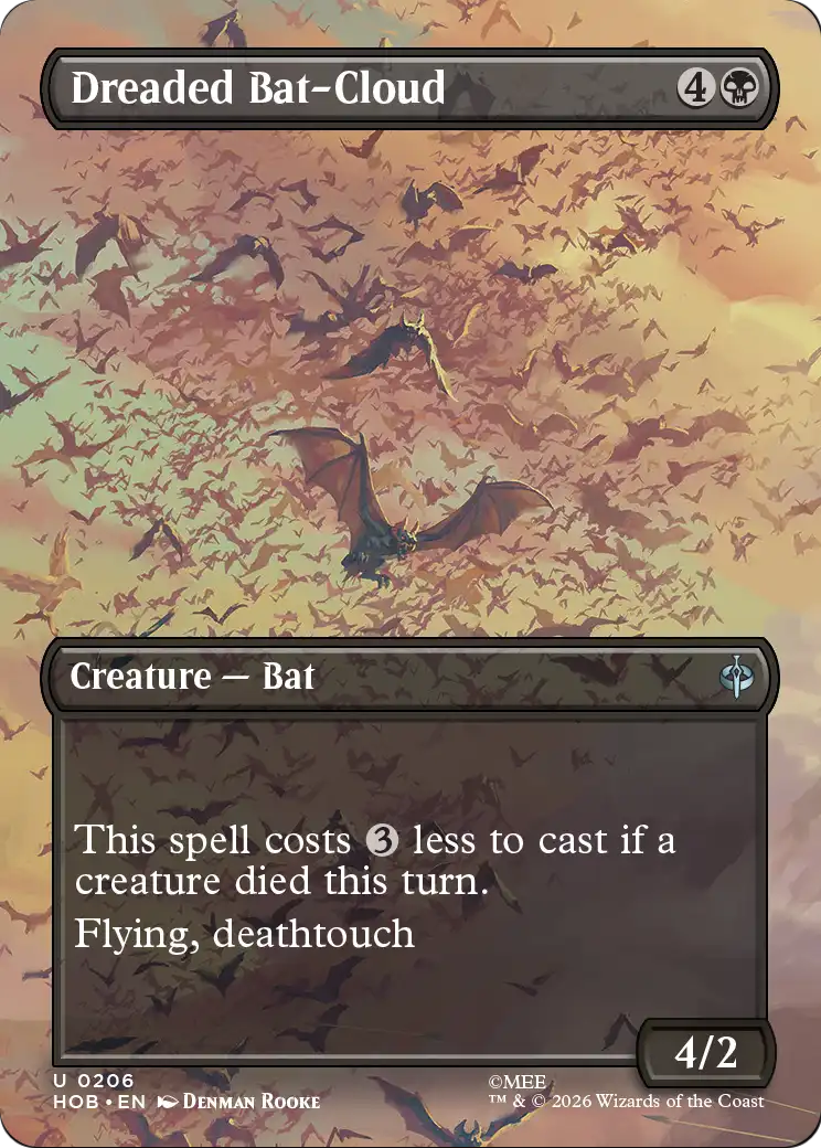 Dreaded Bat-Cloud (Borderless) [The Hobbit] | Tabernacle Games