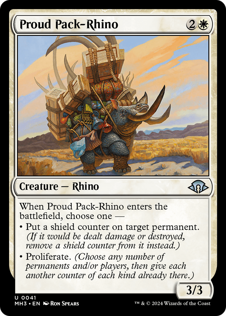 Proud Pack-Rhino [Modern Horizons 3] | Tabernacle Games