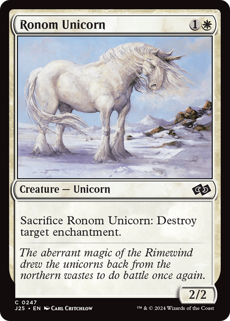 Ronom Unicorn [Foundations Jumpstart] | Tabernacle Games