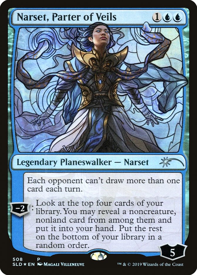 Narset, Parter of Veils (Stained Glass) [Secret Lair Drop Promos] | Tabernacle Games