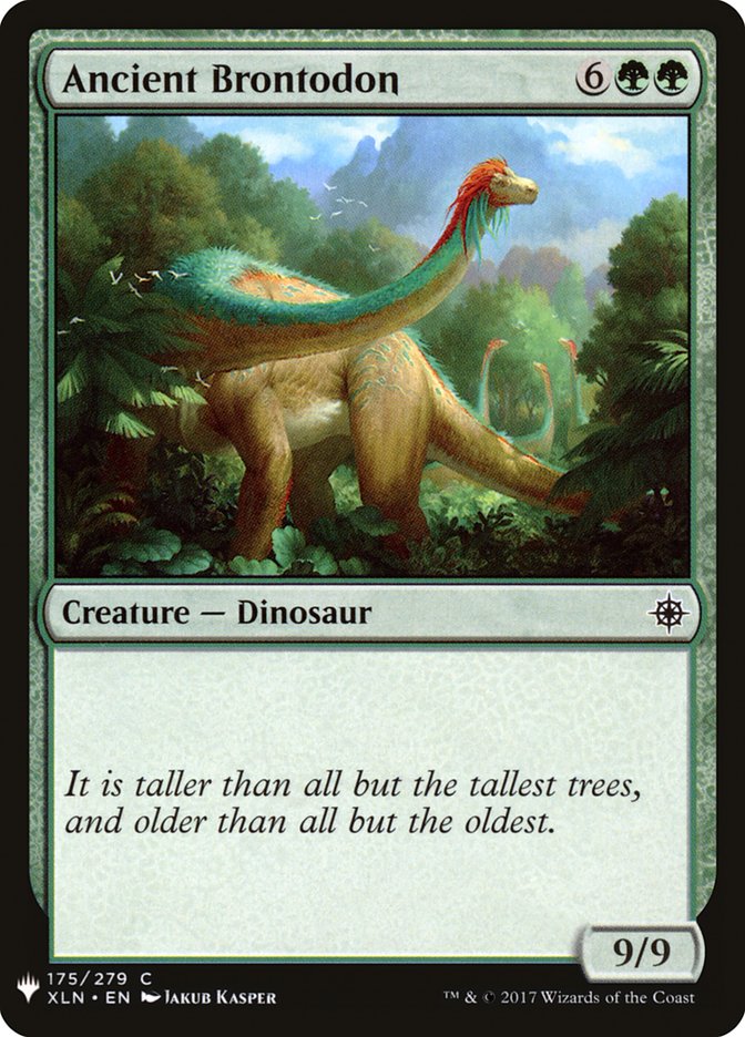 Ancient Brontodon [Mystery Booster] | Tabernacle Games